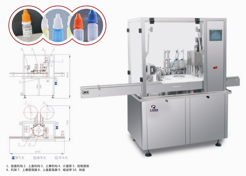 滴眼劑灌裝旋蓋機