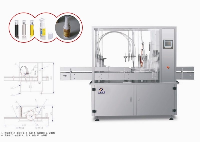 噴霧劑灌裝旋蓋機